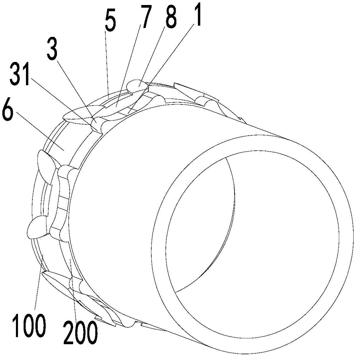 Pipeline connecting structure and dish washing machine