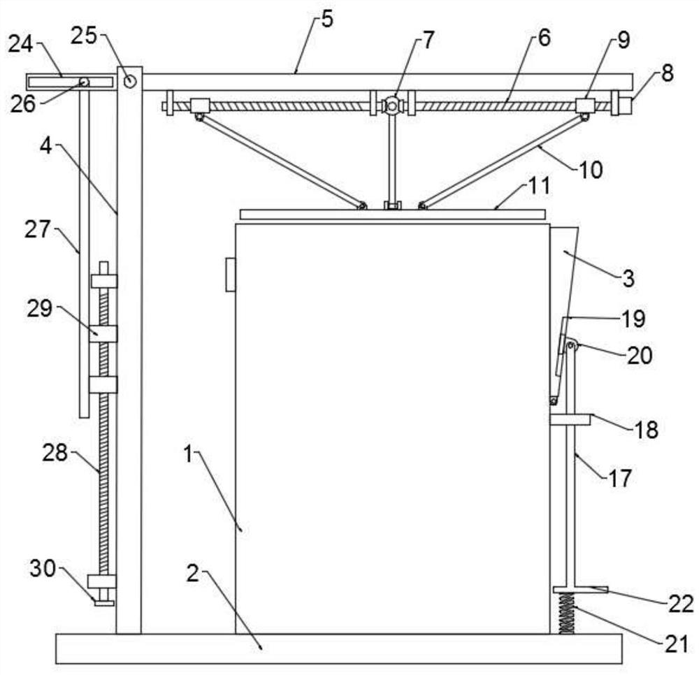 Garbage collection device with extrusion function