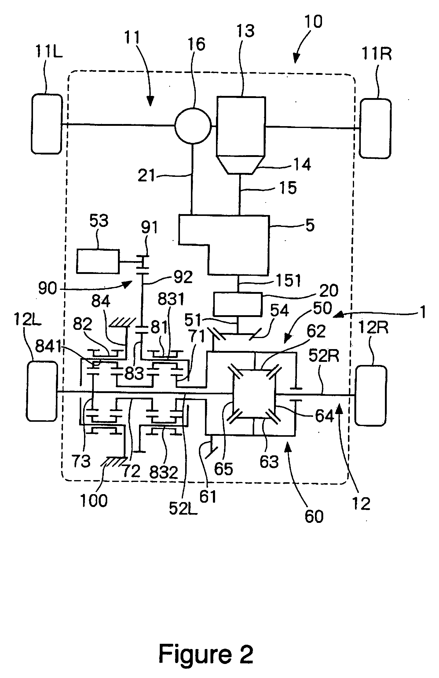 Differential device and drive power transmission unit using the same