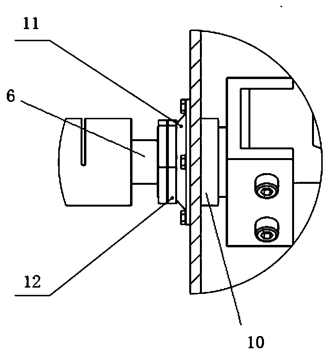 Aviation engine blade film hole processing device and working method