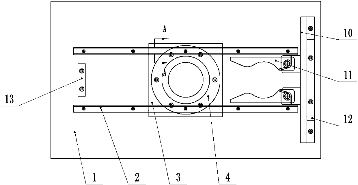 An assembly device for an insulating pull rod