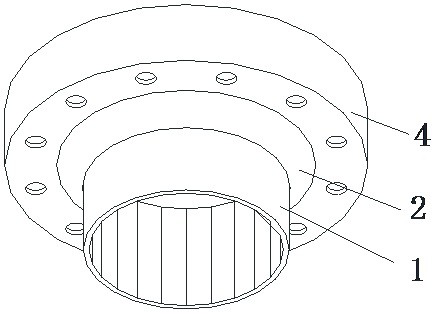 Annular channel refractory matter triangular support of dual-chamber kiln