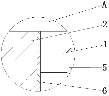 Annular channel refractory matter triangular support of dual-chamber kiln