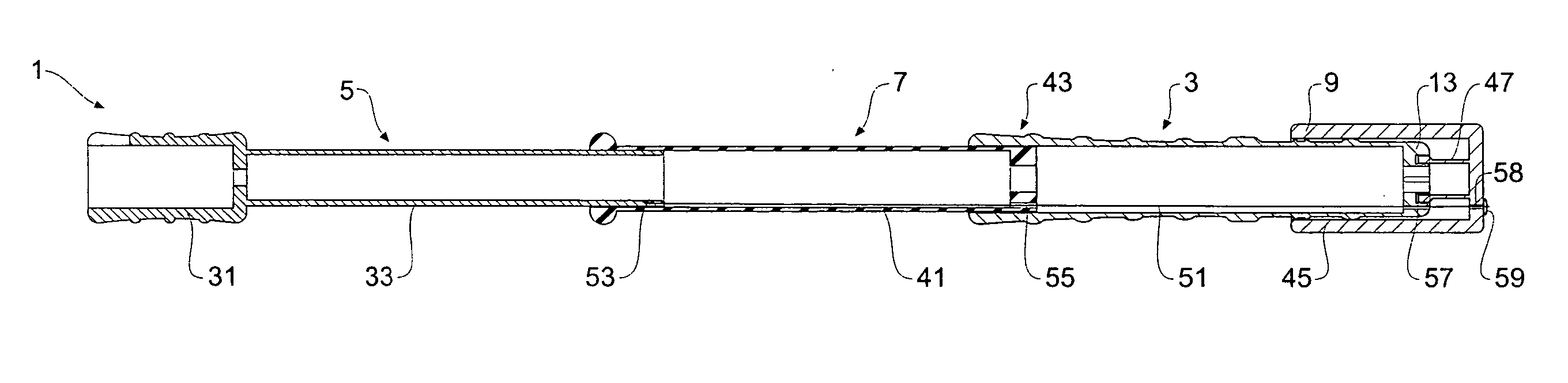 Rotary handle for controlled sequential deployment device
