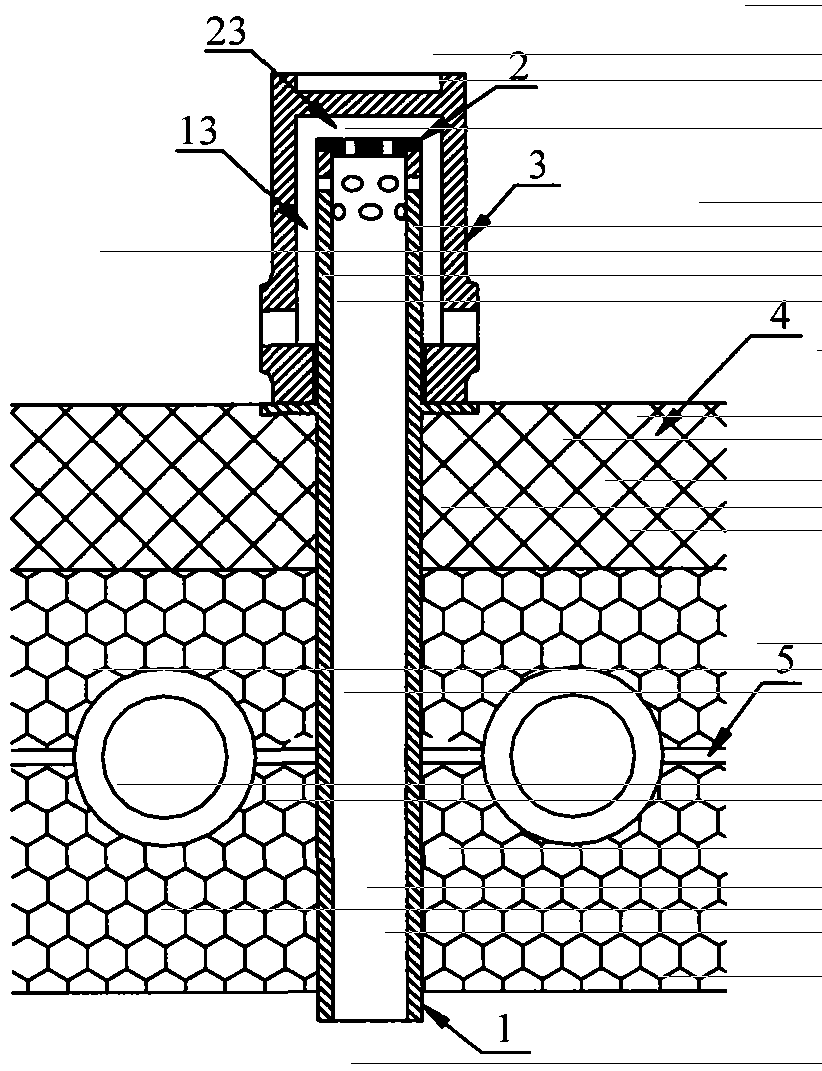Spiral-flow type built-in cylindrical blast cap