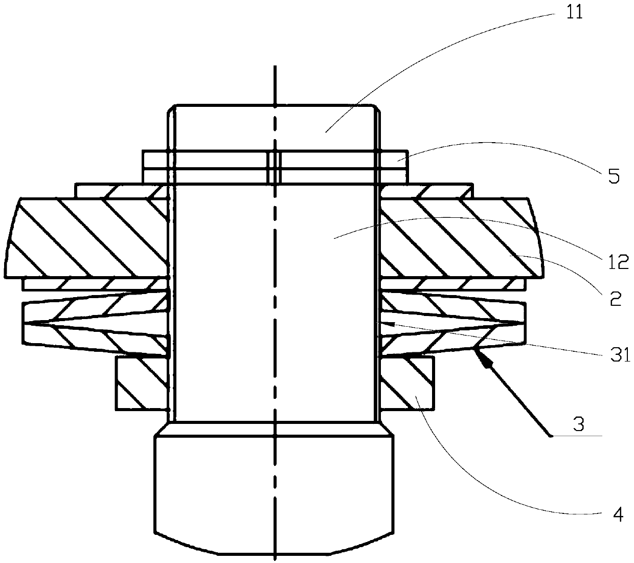 Cast-rolling coil stripping trolley with elastic support