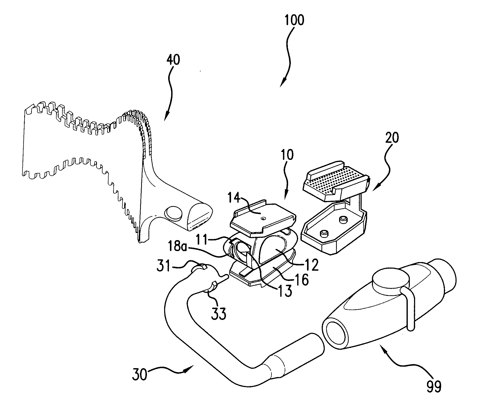 Intra-oral device and method