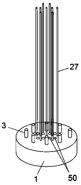 Composite connection type concrete filled steel tube bridge pier and construction method thereof
