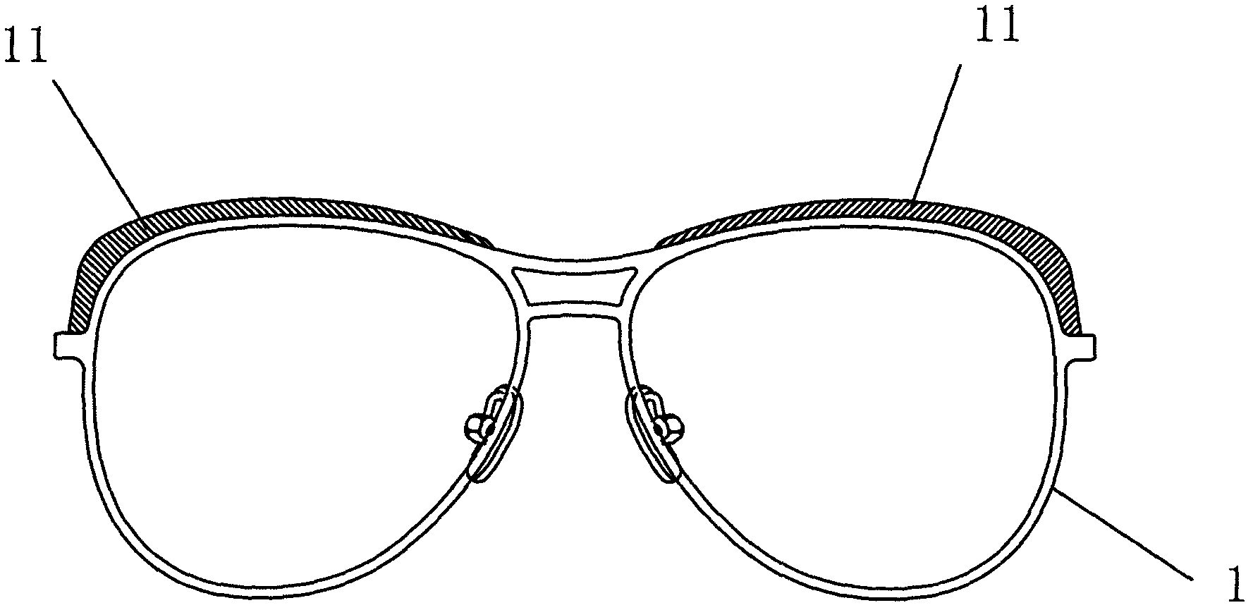 Eyeglasses rack and method for processing ceramic block applied to same