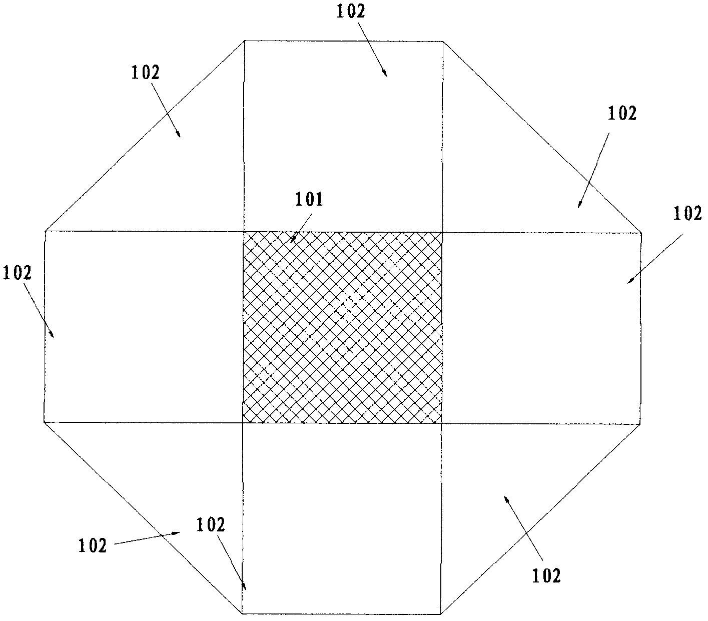 Lighting effect enhancing device of solar cell