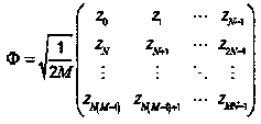 Method of constructing measurement matrix based on cascade chaotic sequence