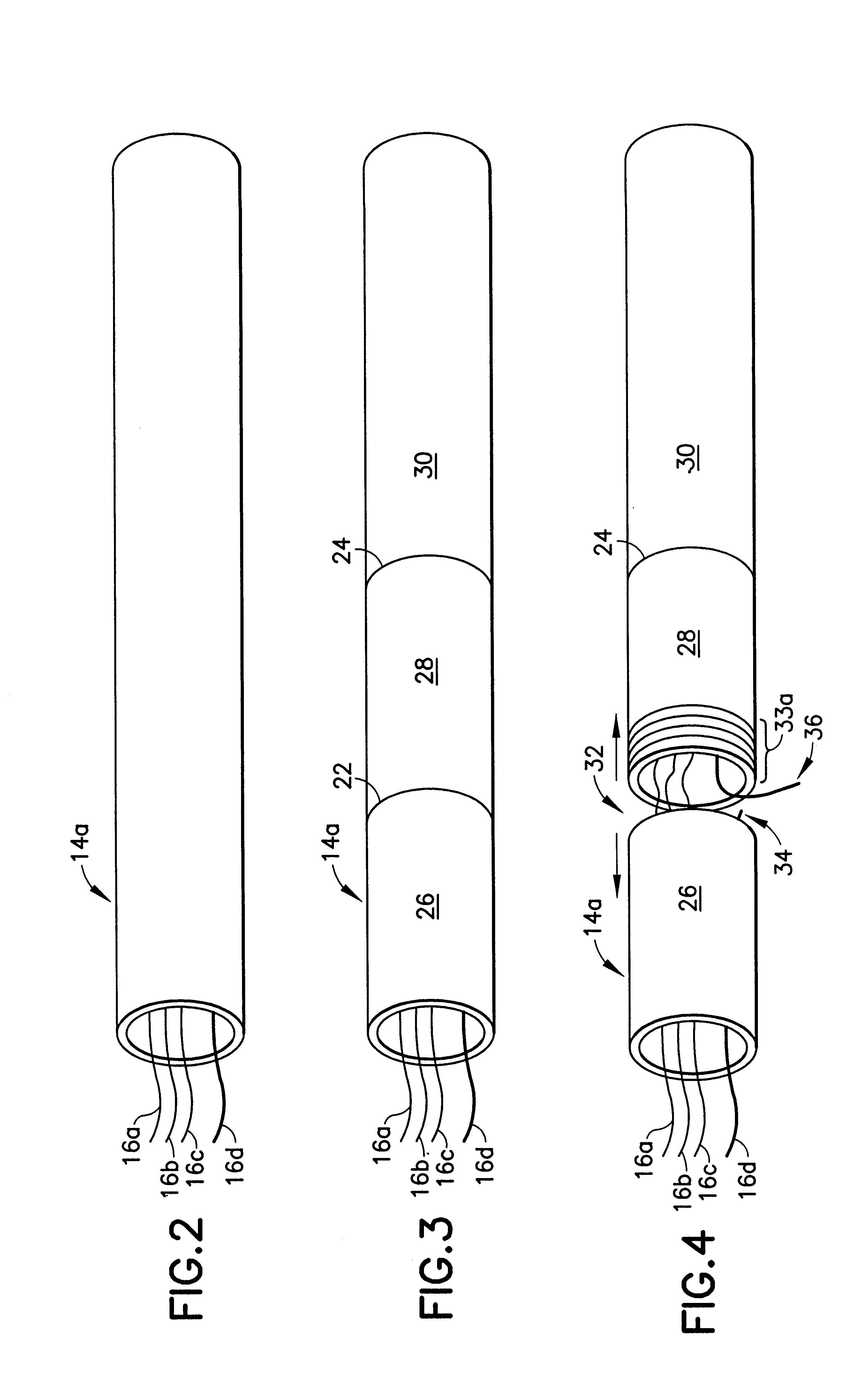 Method for accessing optical fibers contained in a sheath
