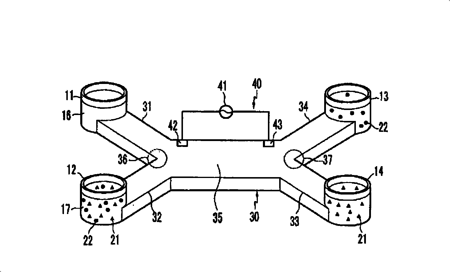 Apparatus and method for separating particles