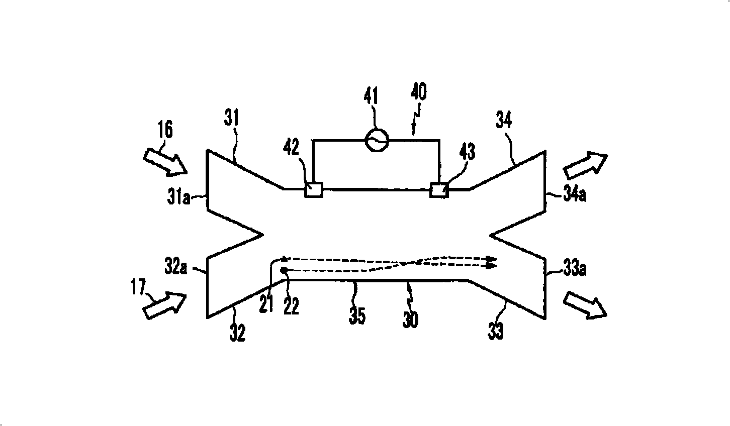Apparatus and method for separating particles