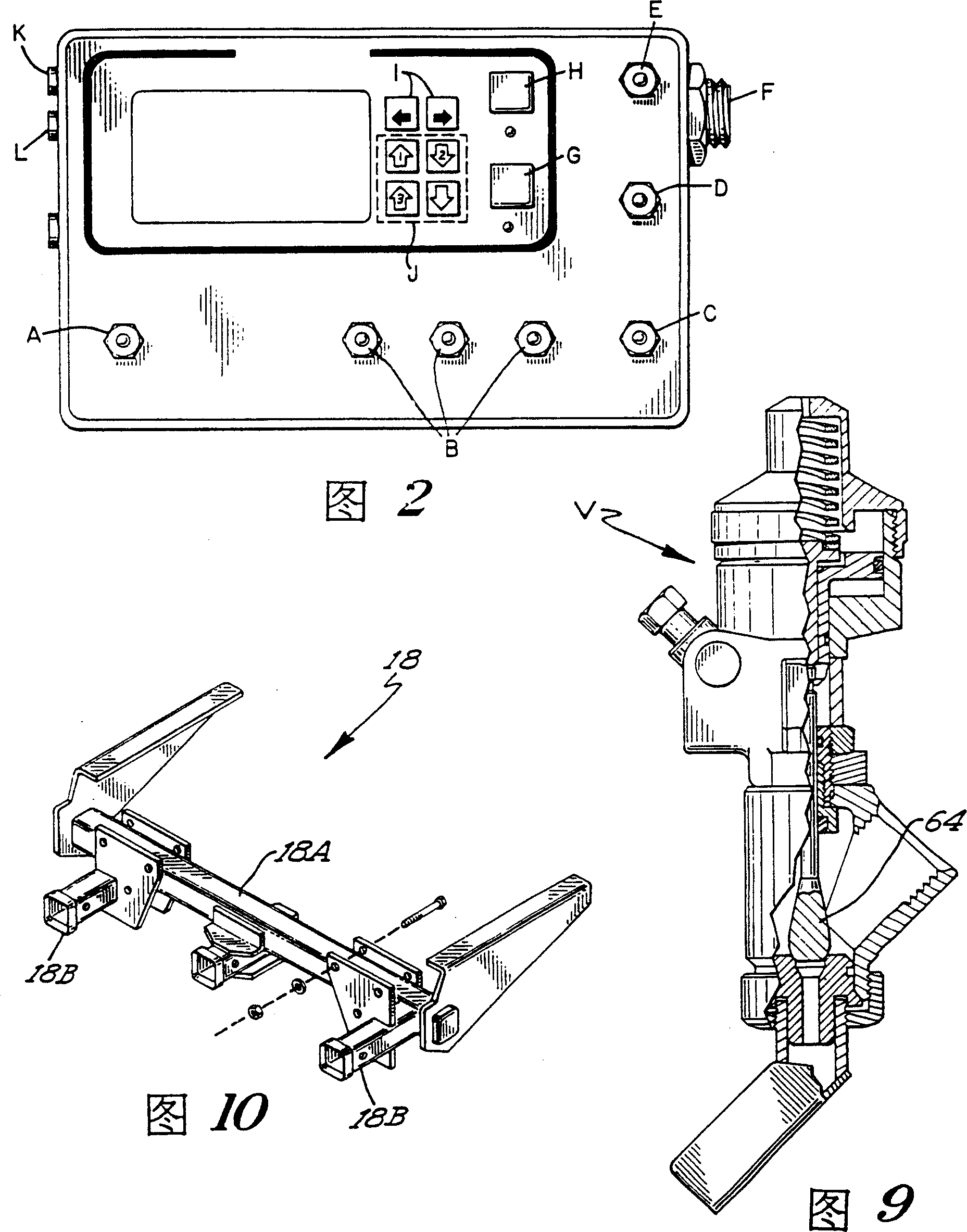 Road line-drawing device drawn by vehicle