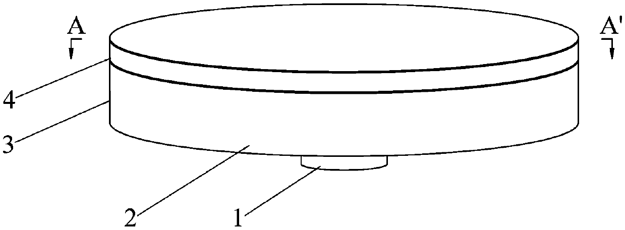 High power microwave radial line mode conversion slot antenna