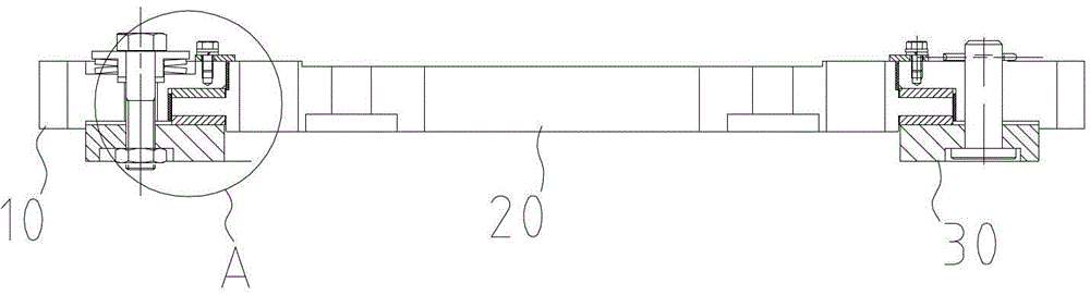 Novel sliding device of auxiliary brake