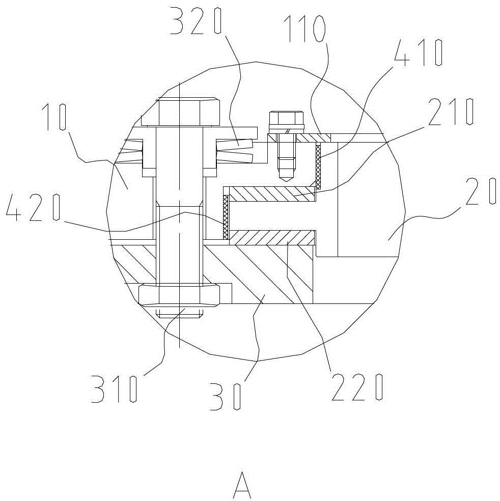 Novel sliding device of auxiliary brake