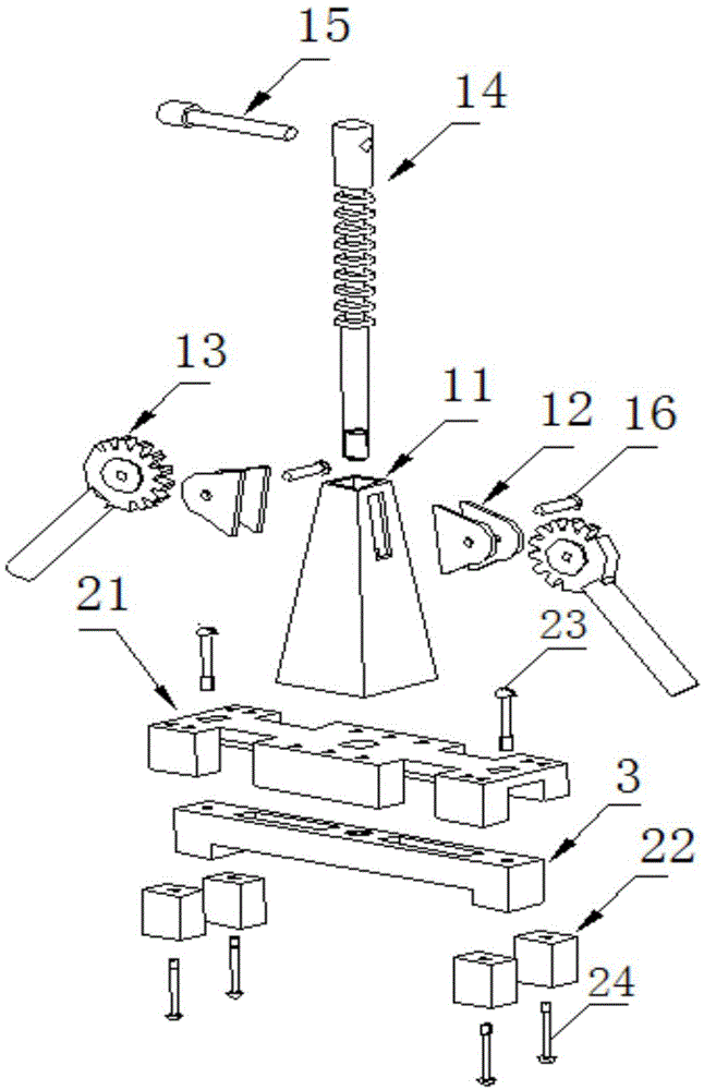T/R component dismounting device and using method thereof