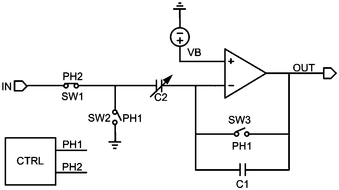 Variable gain amplification circuit for pressure-sensitive touch control
