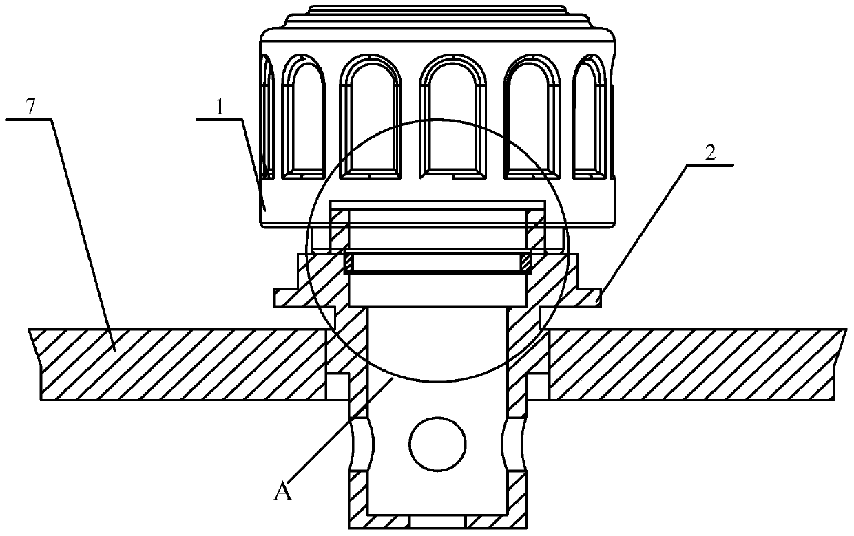 Vent cap and its applied reducer