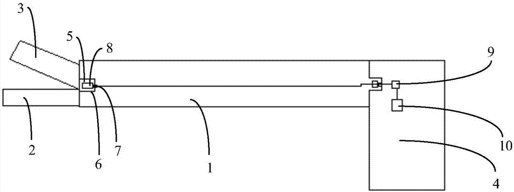 Disposable endoscope linear cutting stapling device