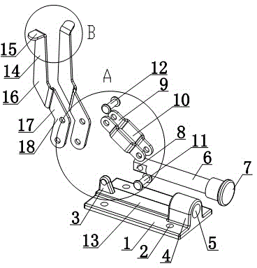 Medical leg supporting mechanism