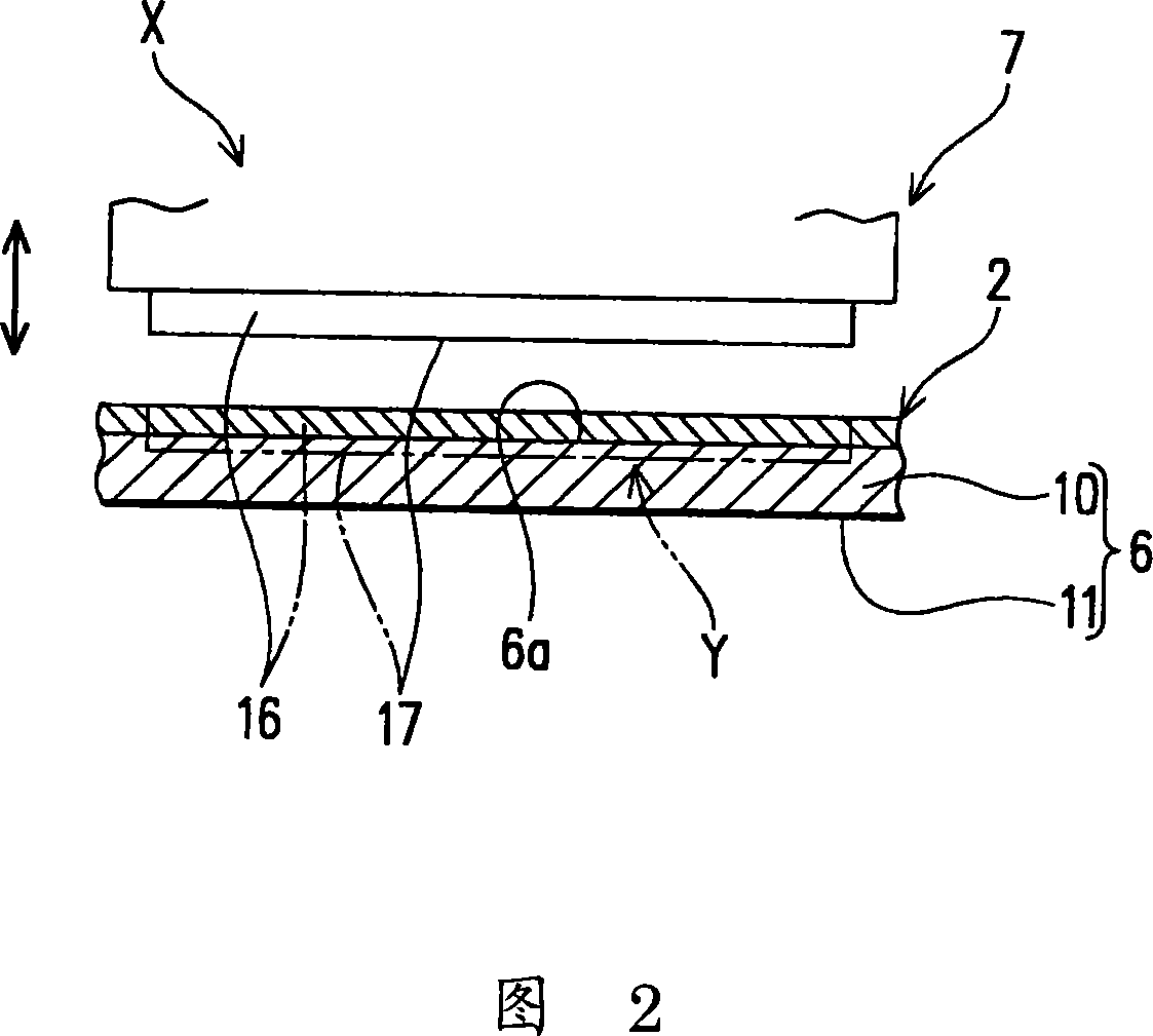 Blanking device for optical film and blanking method for optical film