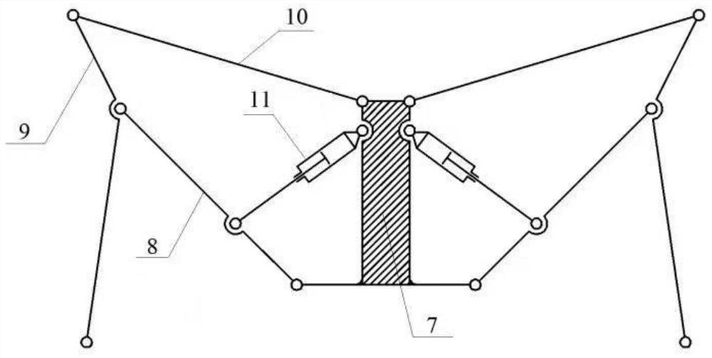 Folding and unfolding device of foldable catamaran