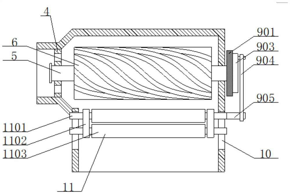 Textile machine dust collecting device for textile production