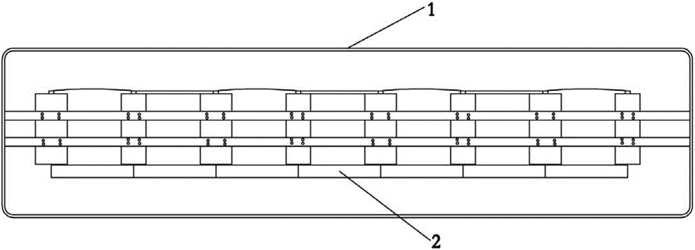 Multilayer small-size mutually inverse type non-inductive resistor