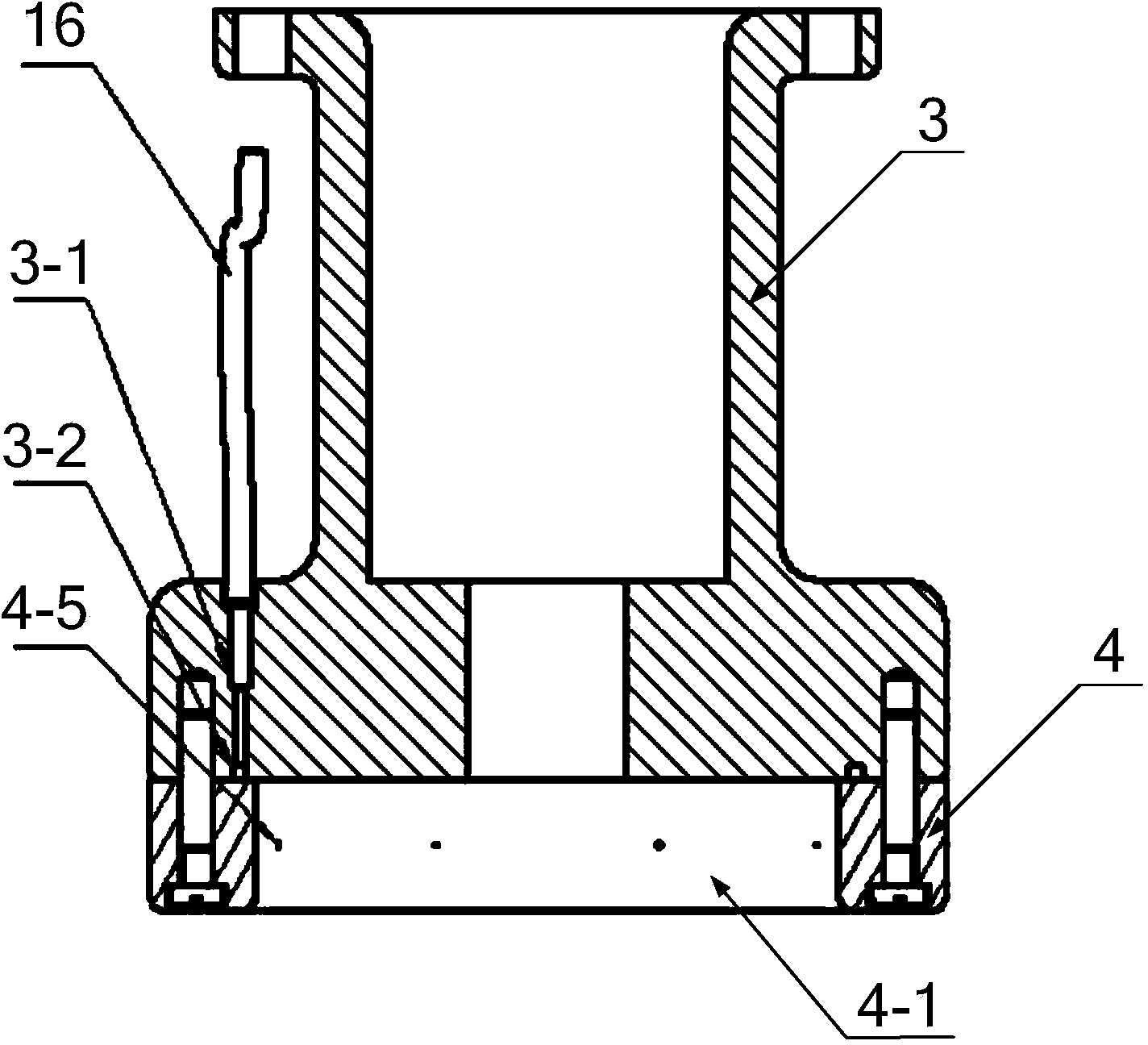 Pneumatic device for measuring internal diameter and external diameter of thin-wall bearing ring