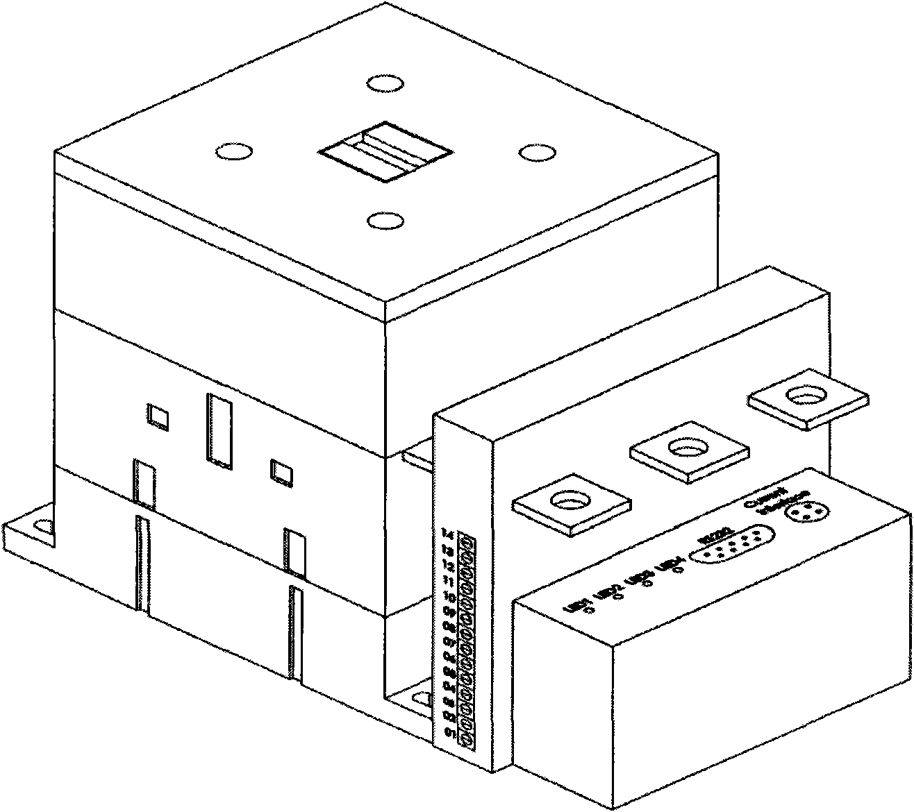 Intelligent protection type permanent magnetic contactor capable of performing remote communication