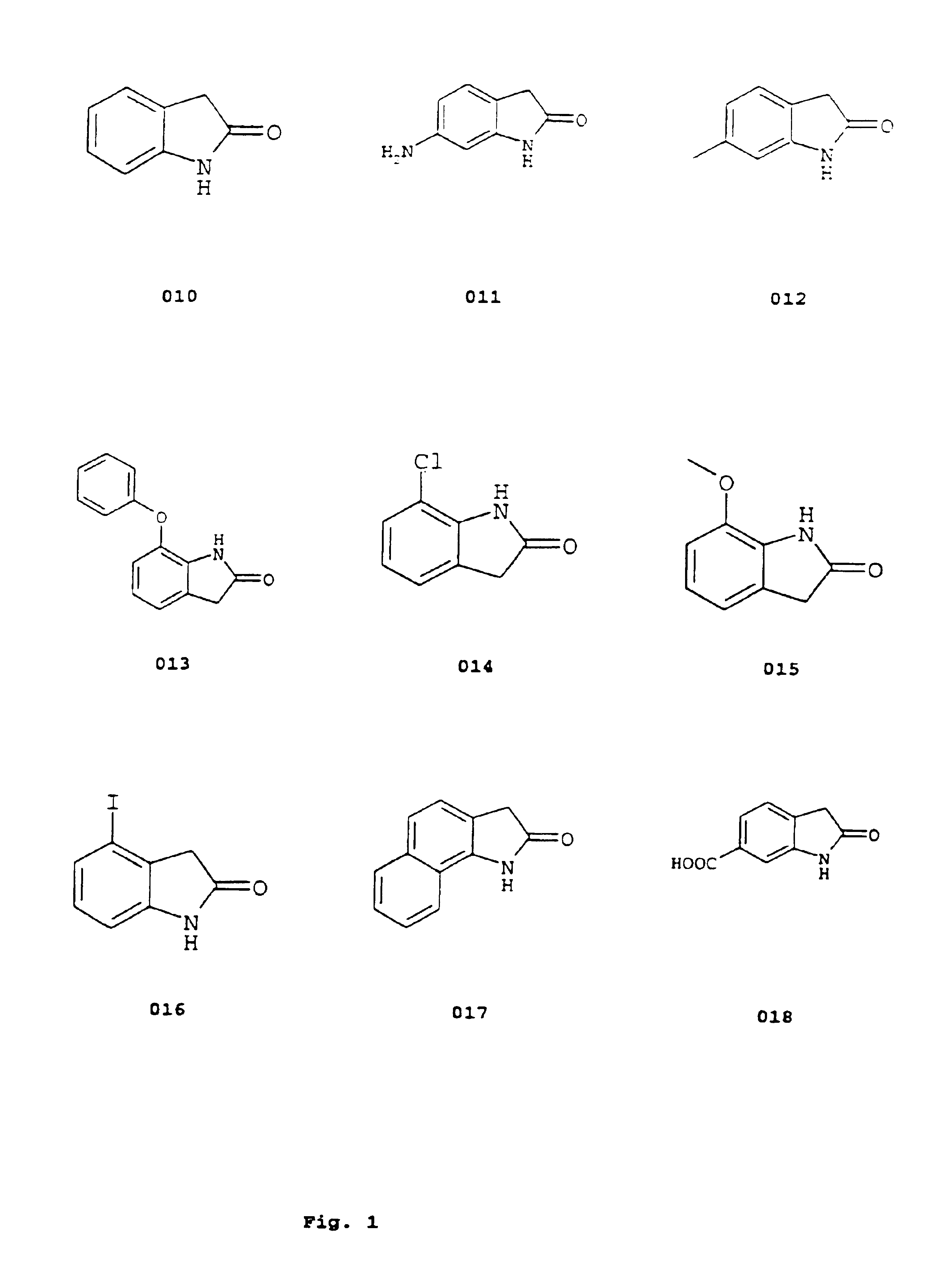 Indolinone combinatorial libraries and related products and methods for the treatment of disease