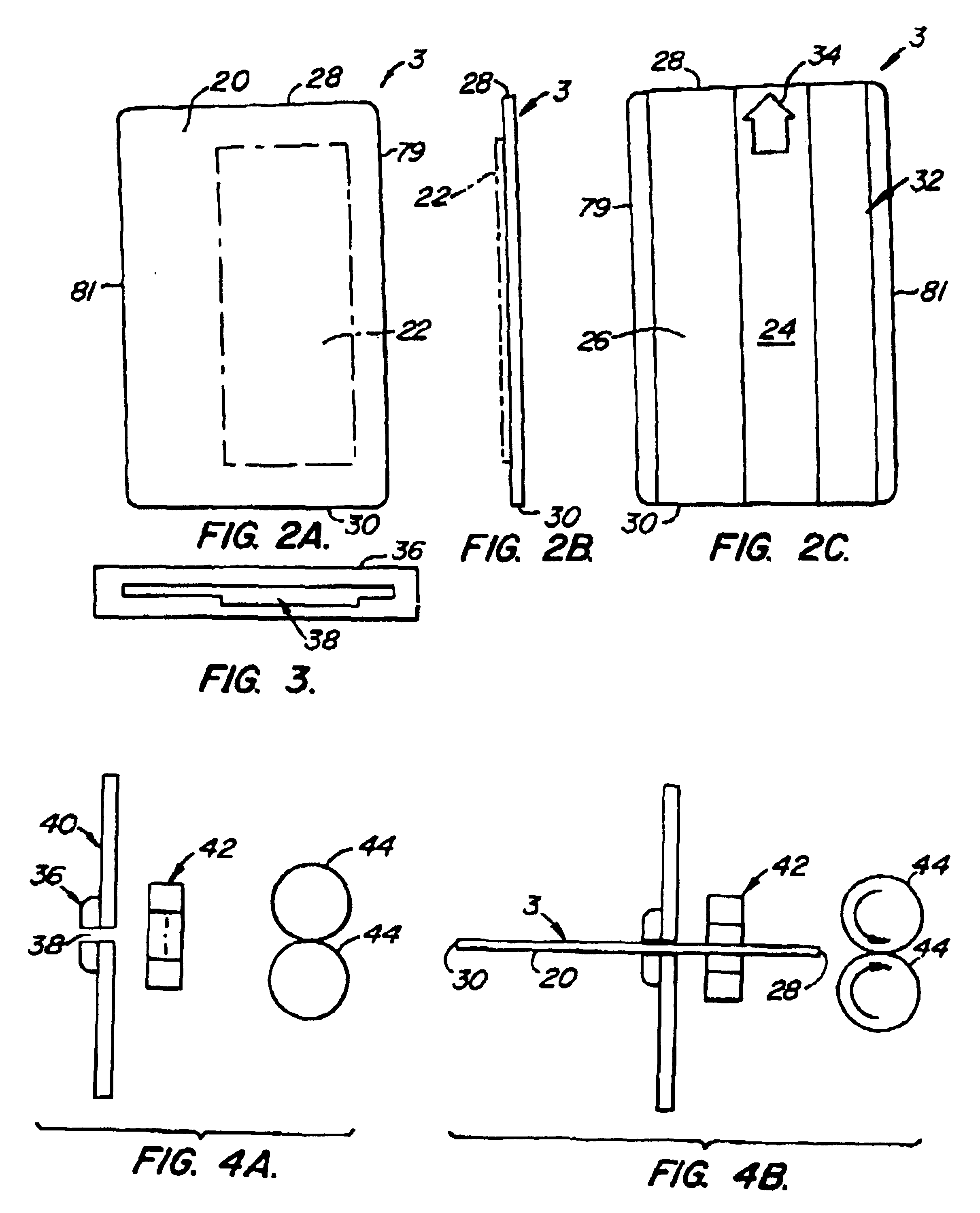 Data storage card having a non-magnetic substrate and data surface region and method for using same