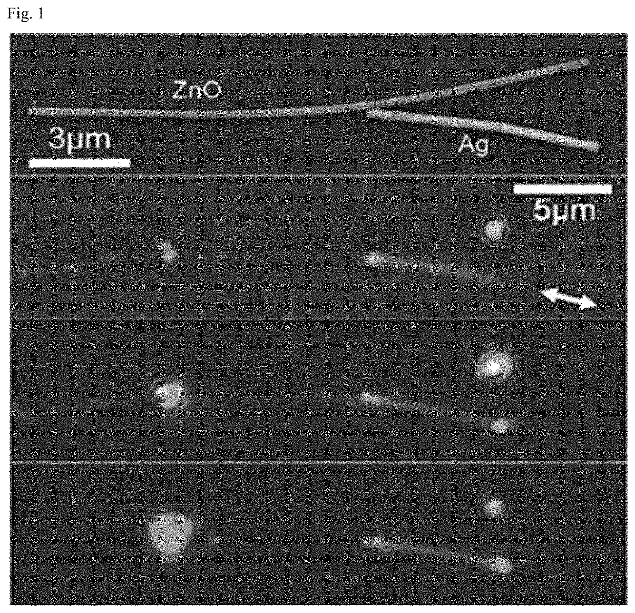 Method of fabricating nanowire connected with optical fiber