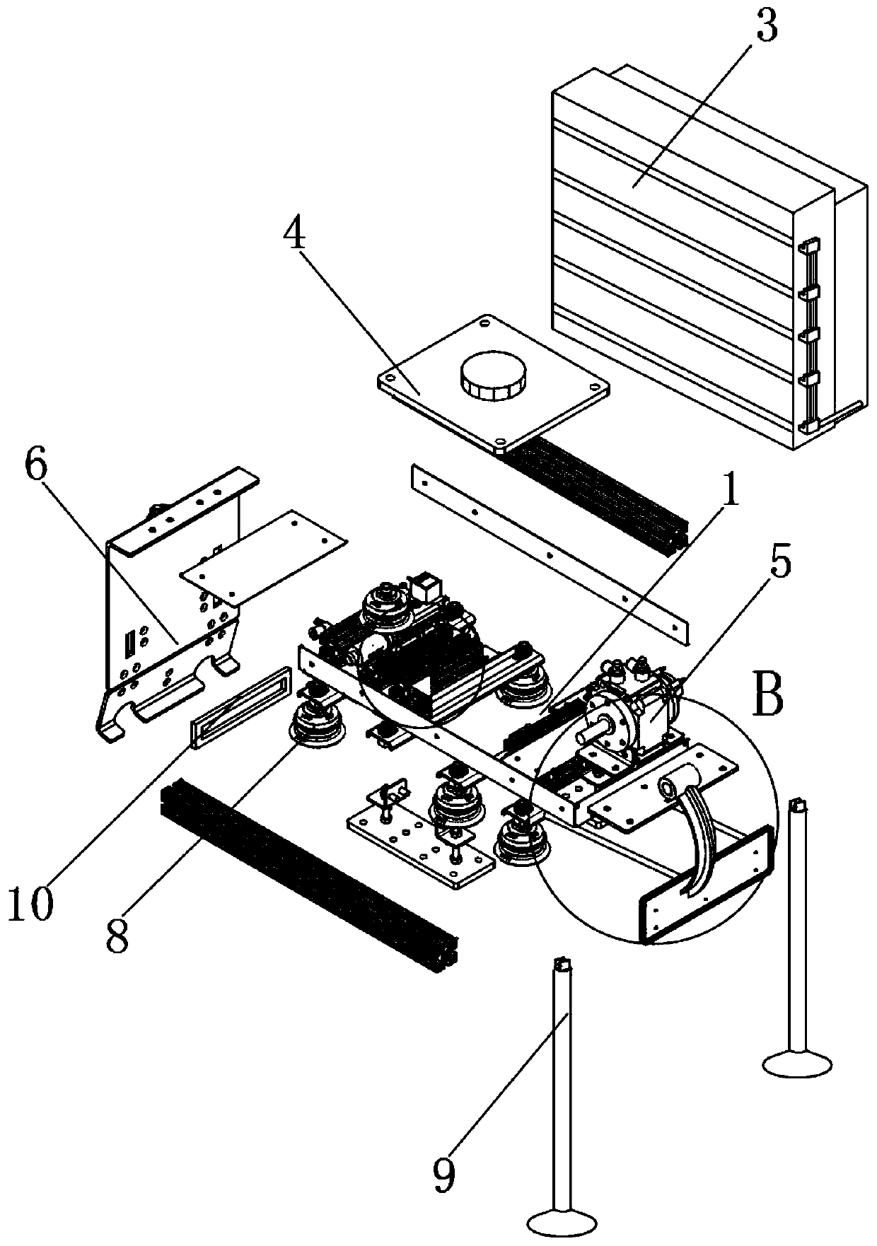 Comprehensive pollutant treatment and purification device