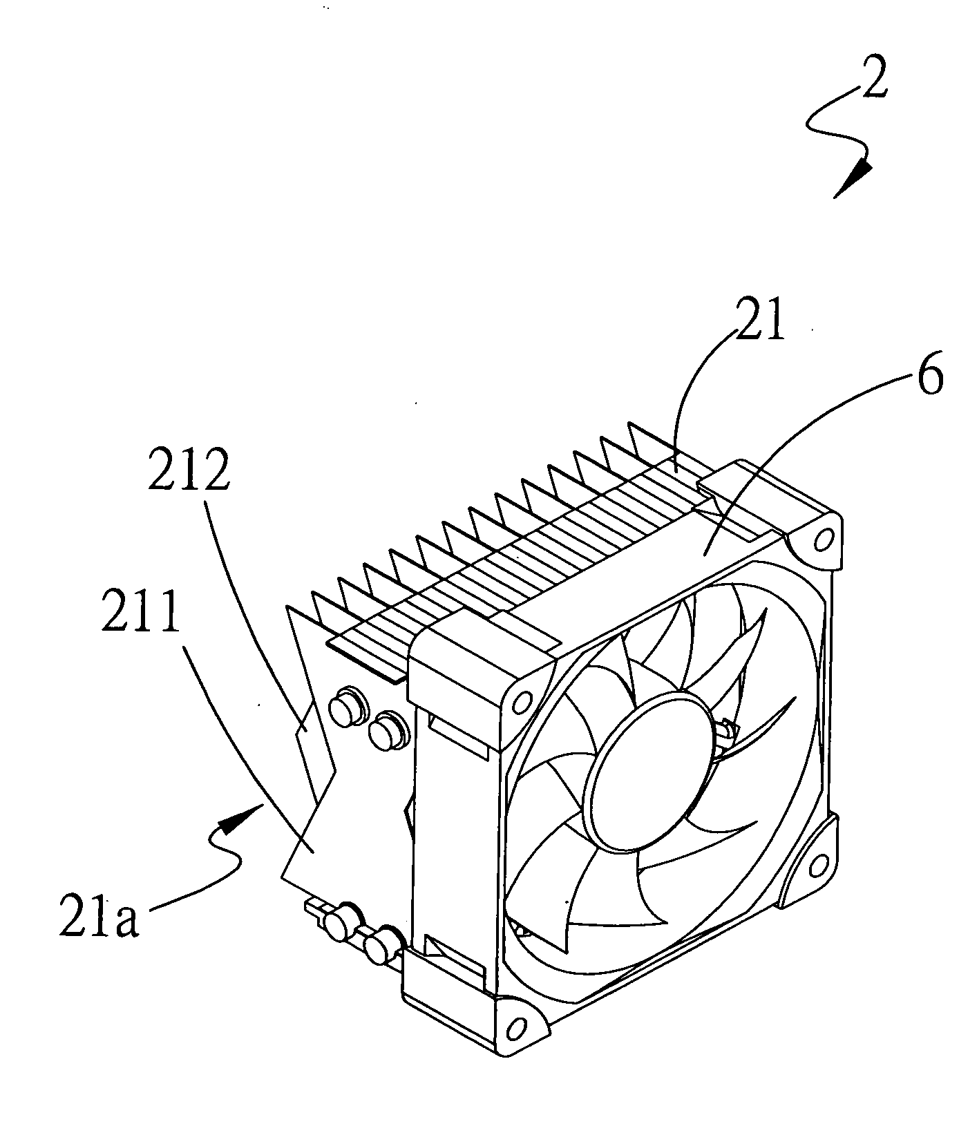 Heat radiating fin assembly and thermal module formed therefrom