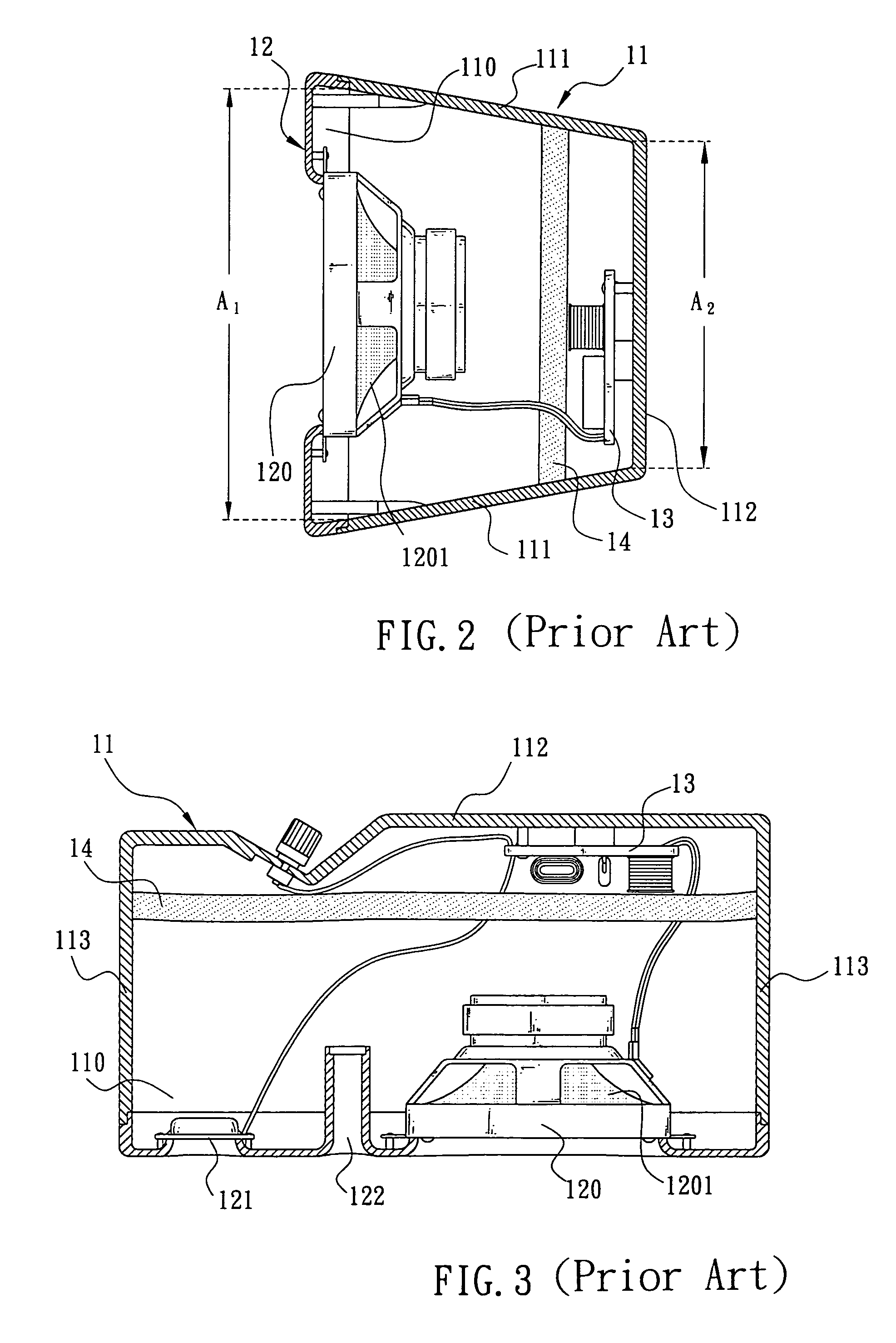 Speaker cabinet with increased air circulation efficiency