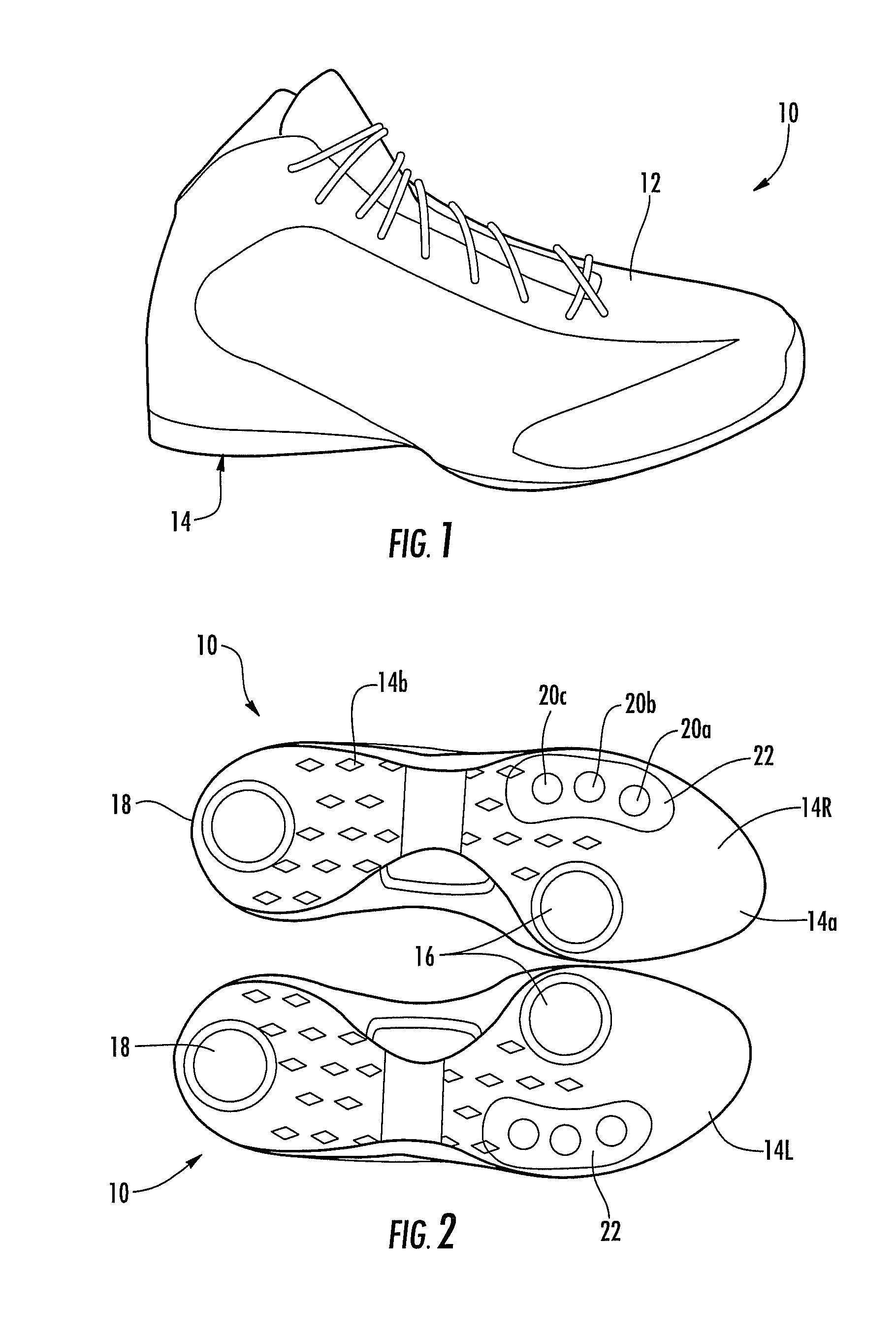 Shoe soles for enhancing gripping with a smooth hard surface
