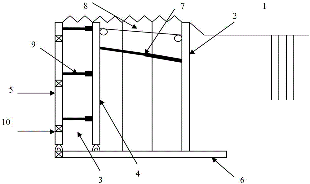 Method for stretching folding shed