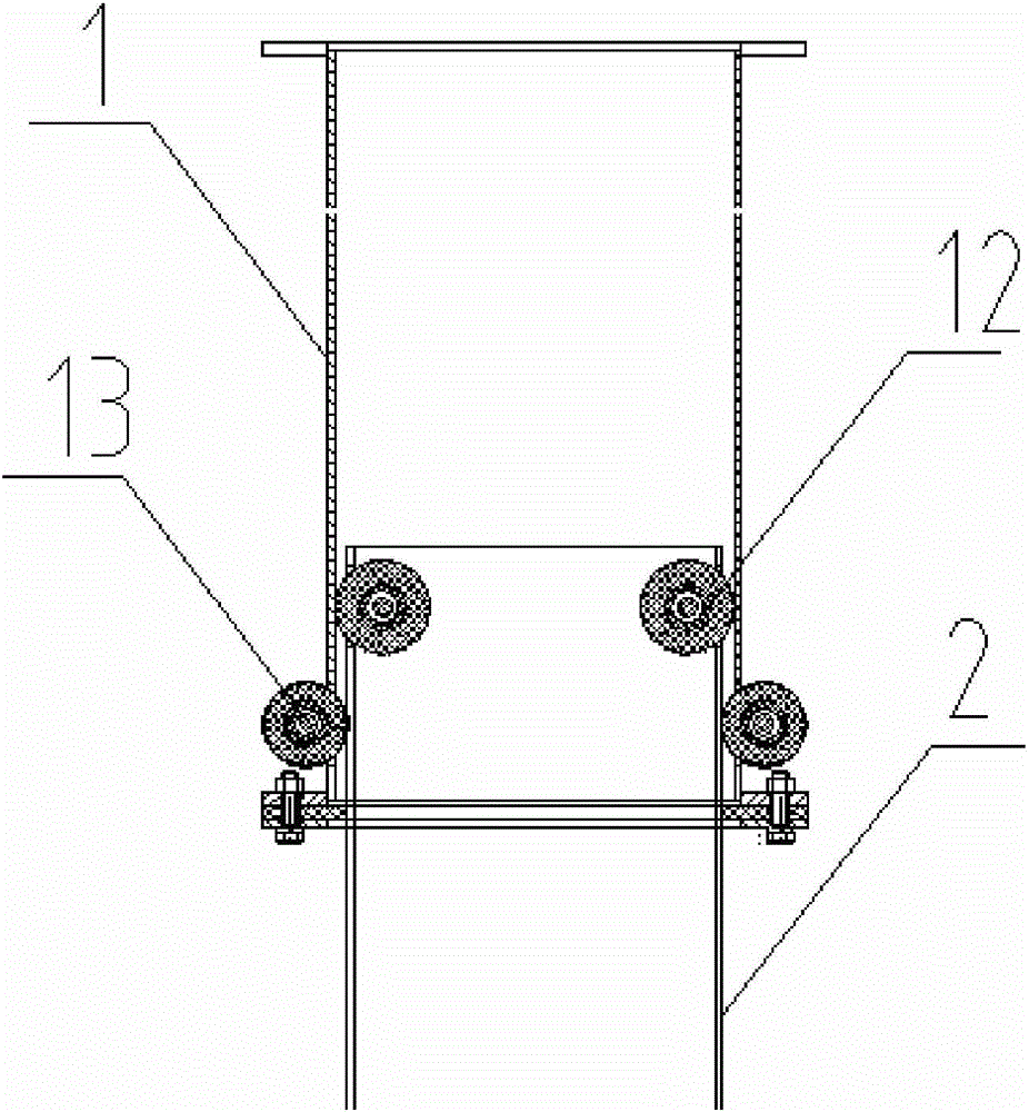 Polishing device for nodular cast iron ejection pipe