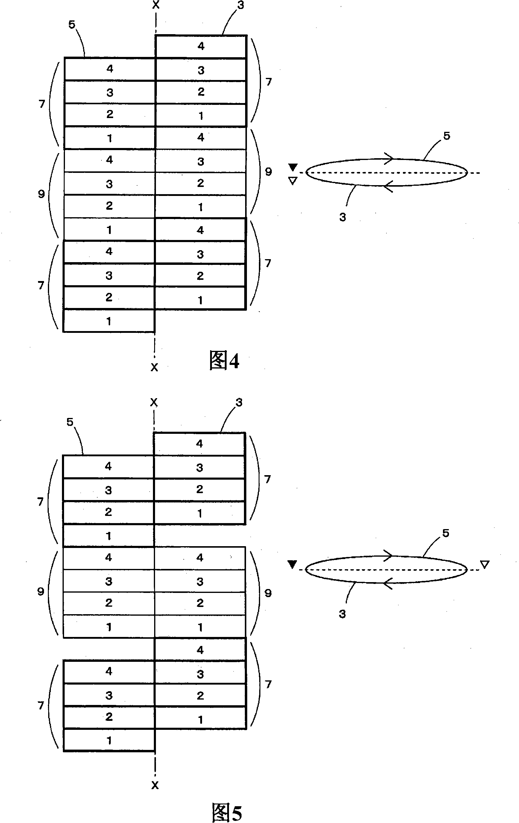 Method for knitting tubular fabric having border pattern