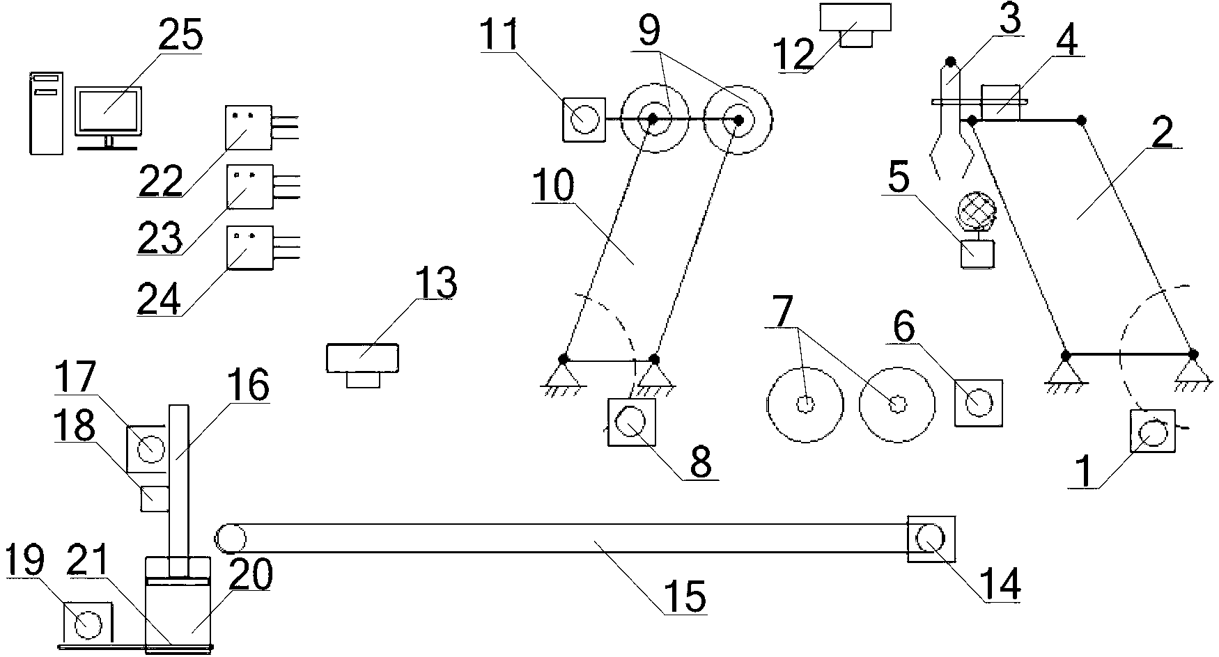 Full-automatic corn single-ear seed testing device and method