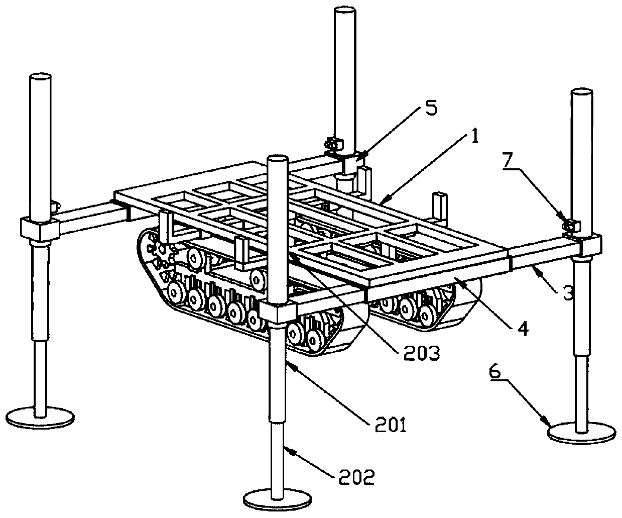 Loading device applied to drilling machines