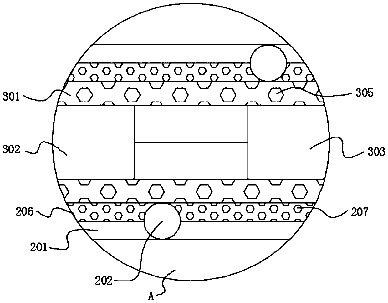 Fiber laser cooling device