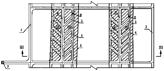 Mining method for underground mine with ore-drawing roadway arranged between every two adjacent stopes