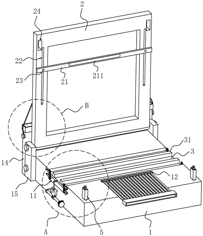 LCD (Liquid Crystal Display) electric detection test device