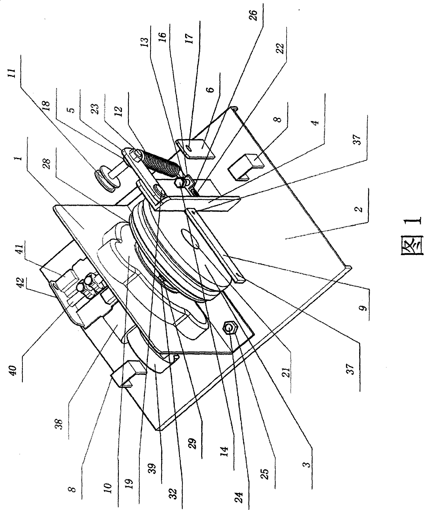 An external flag staff lifter