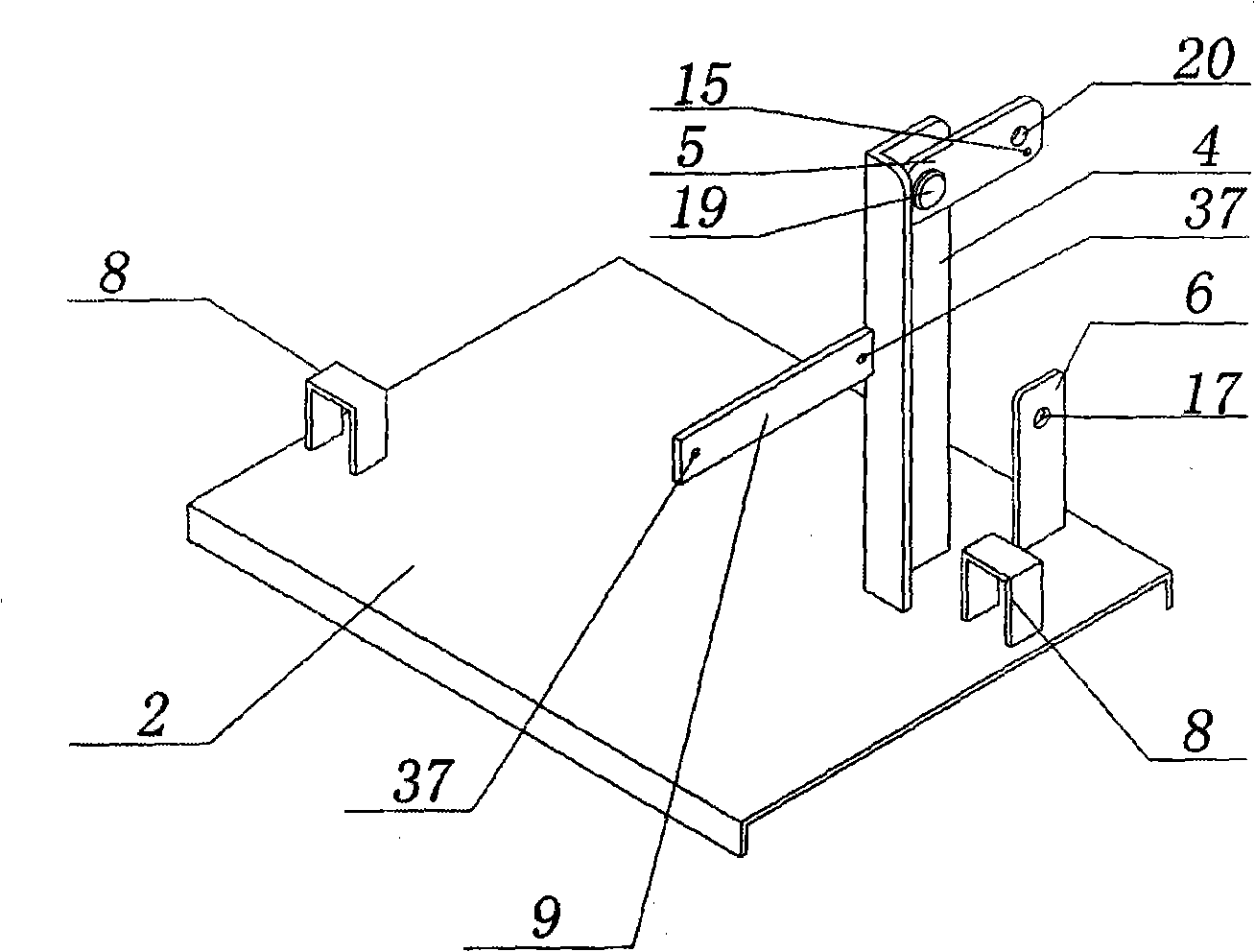 An external flag staff lifter